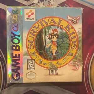 Rare 1999 Nintendo Gameboy Color Survival Kids Authentic CIB
